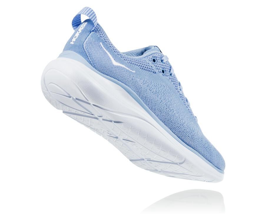 Tenis Hoka One One Mujer Azules/Blancos - Hupana Flow - ILNS16027